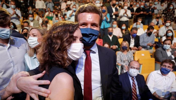 Isabel Díaz Ayuso no se da por aludida por las palabras de Pablo Casado ...